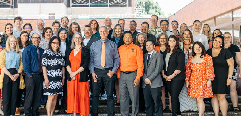 Group photo of faculty and staff of college of pharmacy