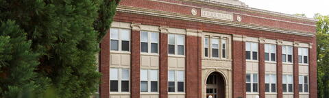 pharmacy building from the west side