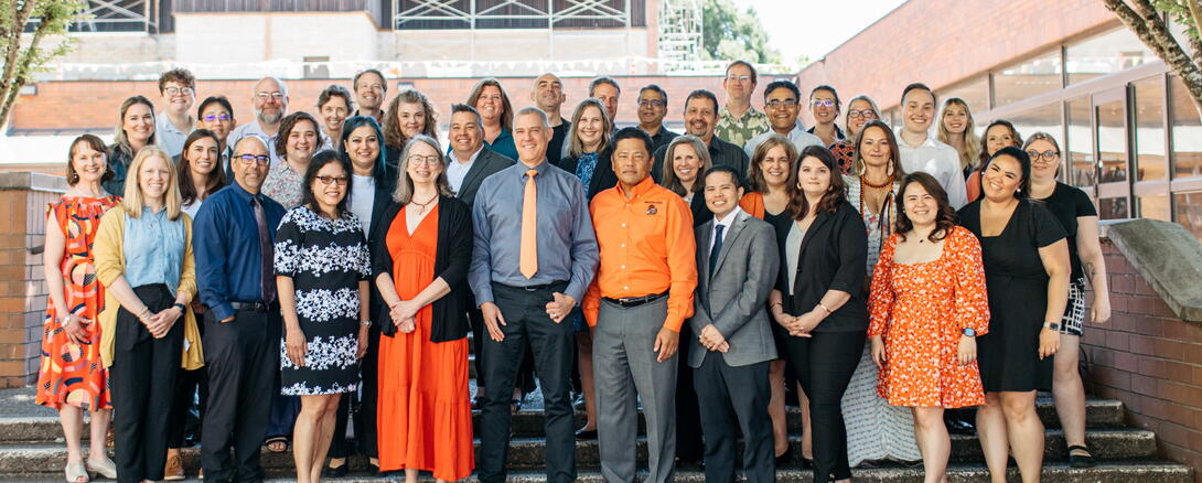 Group photo of faculty and staff of college of pharmacy